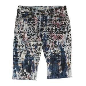 Robins Jean men’s jean Shorts 34 acid Silver rhinestone shorts